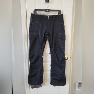 Burton Dryride Lucky Cargo Snow Pants Women’s Black Size Small Snowboarding Ski